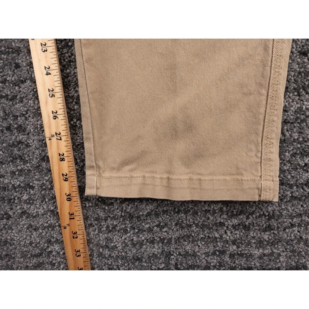Levis Carpenter Pants Mens 38x30 Tag 38x32 Khaki Signature Levi Strauss Workwear